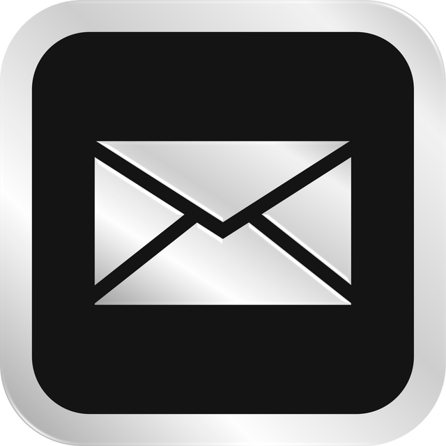 Silver Email Icon